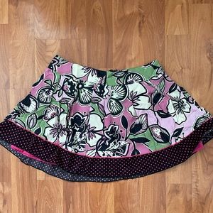 Y2k skater girl style vintage Forever 21 floral skirt